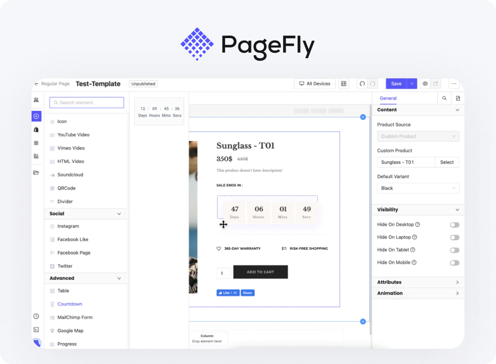 Customize my Shopify store's design with PageFly